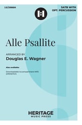 Alle Psallite SATB choral sheet music cover